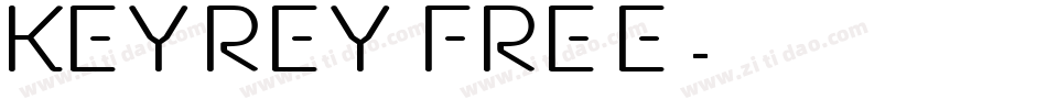 Keyrey FREE字体转换